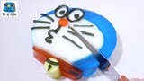 【野生冻物】做个蓝胖子果冻，一定要看到最后呀~我的童年就是哆啦A梦！