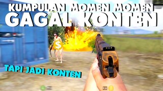 KUMPULAN MOMEN GAGAL KONTEN YANG AKHIRNYA MENJADI SEBUAH KONTEN. - PUBG Mobile