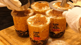 !! 1 - brown sugar bubble milk tea - taiwanese street food