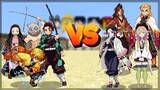 Minecraft: KIMETSU NO YAIBA (DEMON SLAYER) TORNEIO ! - BATALHA DE MOBS