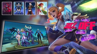 EPIC SKIN 30% OFF - RELEASE DATE UPDATE - MORE NEW SKIN | Mobile Legends #WhatsNEXT Ep.88