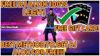 Free Dj Alok And Google Gift Card | Best Method To Get Dj Alok for Free | Get Dj Alok in Free Fire