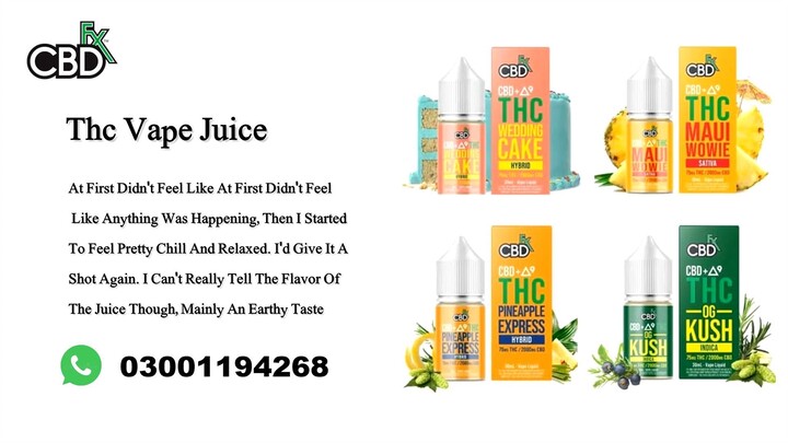 THC Vape E-Juice In Pakistan | 03001194268