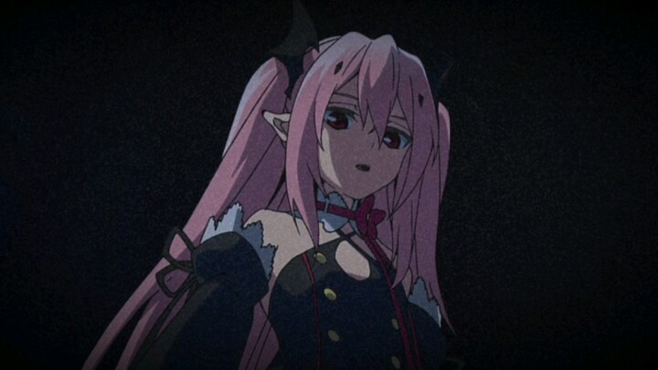 As we all know, Krul never cares about the length of skirts when fighting.