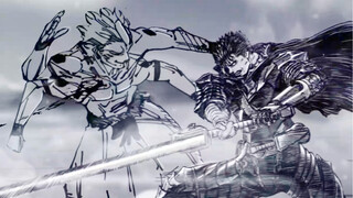 It's Guts' turn to fight Sukuna. Sukuna, run! !