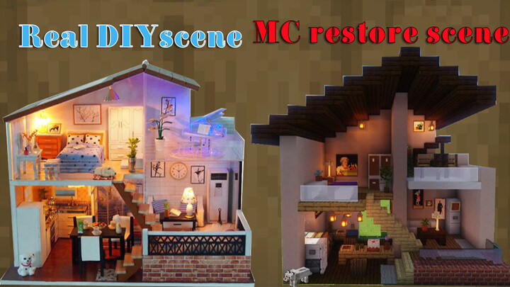 【Gaming】【Yefan】Challenge to recreate handcrafted DIY scene on MC