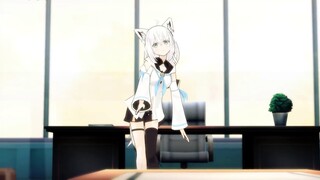 [Little Fox/MMD] Shirasami Fubuki's magical secretary dance AWSL【チカっとチカ千花っ♡】