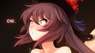 Hu Tao and Slime Genshin impact - BiliBili