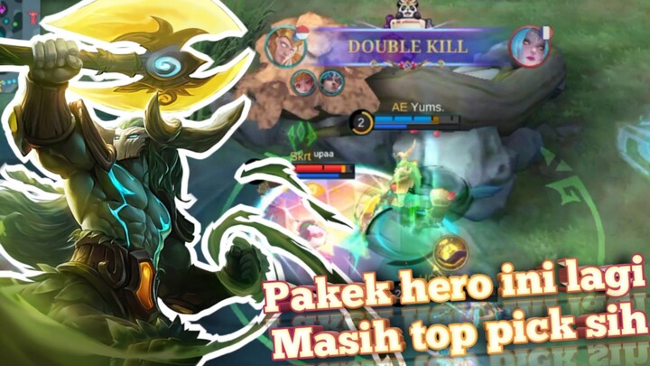 Hero ini masih works sih!? masih top pick juga!? tebel, inisiasi juga bisa - Mobile Legends