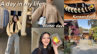 Winter day in my life ❄️ | Korean food, pedicure, self care…