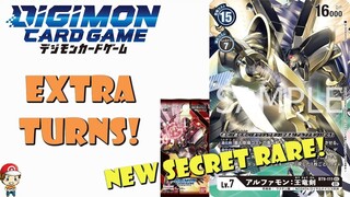 Alphamon Ouryuken Gives You Extra Turns! New Secret Rare! (Digimon TCG News - BT9: X-Record)