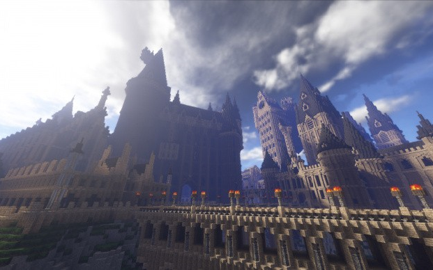 Chất lượng hình ảnh đỉnh cao, mất 2100 giờ để xây dựng, bậc thầy đã khôi phục Hogwarts một cách hoàn