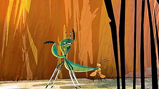 The past secrets of the Furious Five, Praying Mantis is troubled by his speed #Kung Fu Panda #animat