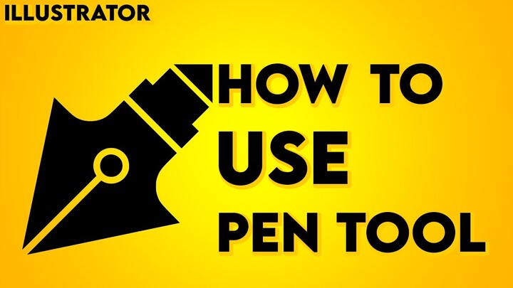 HOW TO USE THE PEN TOOL IN ILLUSTRATOR ONLY 5 MINUTES!!