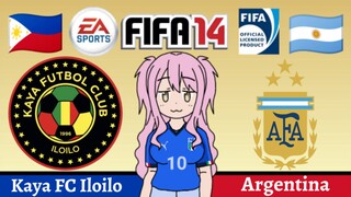 Miyako FIFA 14 | Kaya FC Iloilo VS Argentina