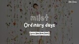 milet 「Ordinary days」 Lyrics [Kan/Rom/Indo
