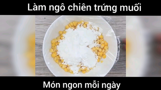 Ngô chiên trứng muối