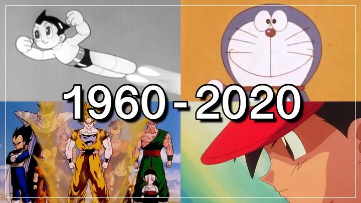 The Evolution of Anime Series (1960 - 2020) History of Anime through Openings