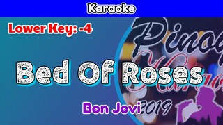 Bed Of Roses by Bon Jovi (Karaoke : Lower Key : -4)