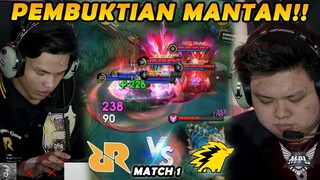 RRQ MELAWAN SANG MANTAN JUNGLER!! PEMBUKTIAN SEORANG ALBERT COY!! - RRQ VS ONIC MATCH 1