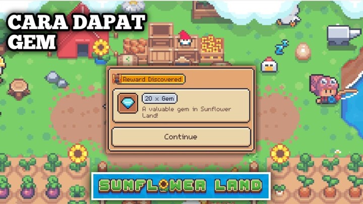 CARA DAPAT GEM GRATIS DI SUNFLOWER LAND INDONESIA part 8