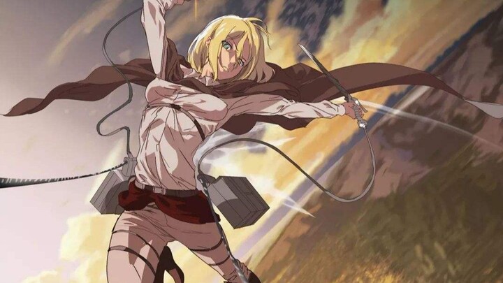 Attack on Titan Queen Christa dances