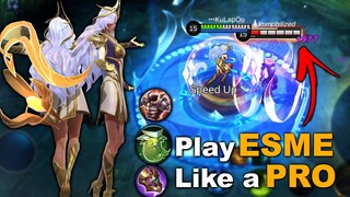 UNKILLABLE ESMERALDA | HOW TO COUNTER ENEMY | MLBB