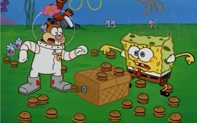 Buka telinga Anda dan pelajari cara SpongeBob membuat sandwich dengan karate