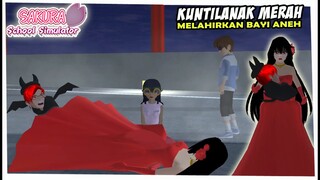 YUTA MIO BANTU KUNTILANAK MERAH HAMIL MELAHIRKAN - DRAMA SAKURA SCHOOL SIMULATOR