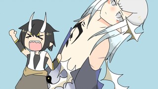 【阴阳师手书/良岳】锤子之歌【超短】【描改】