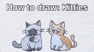 How to draw: kitties