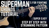 Five For Fighting - Superman [It's Not Easy] Guitar Chords Tutorial + Lesson MADE EASY