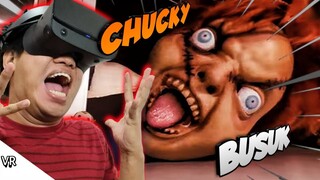 ASEMMM CHUCKYNYA SEREM BANGET PARAH!!!! 360 Reaction VR [SUB INDO] ~Chucky, SCP096, Cartoon Cat!!