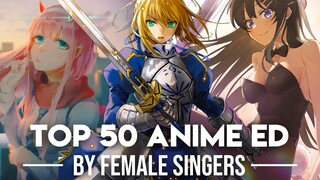 My Top 50 Anime Endings By Female Singers