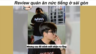 Review quán ăn nức tiếng ở Sài gòn #funny #haihuoc