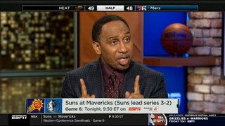 "Luka Doncic is currently best goalscorer in Playoffs" - Stephen A. explains why Mavs can beat Suns