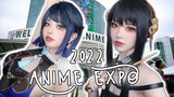 anime expo vlog - cosplayer pov