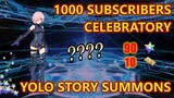 Mash is deeply moved by the 1000 subs! Rolls on Story to Celebrate!