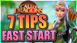 Get a fast start [7 tips & tricks] Call of Dragons Beginner's Guide