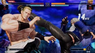 KOF15　ギースvsロック　最強の親子喧嘩　ギースになくなったデッドリーレイブで決めに来る