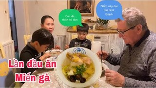 Miến gà với măng ăn lần đầu/món ngon mỗi ngày/Cuộc sống pháp/ẩm thực Việt nam/lấy chồng tây
