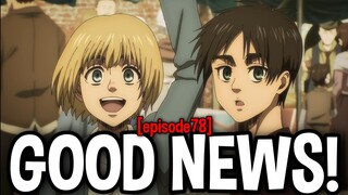 Attack on Titan The Final Season Part 2 Episode 4 GOOD NEWS! | Episode 79 Staff Analysis