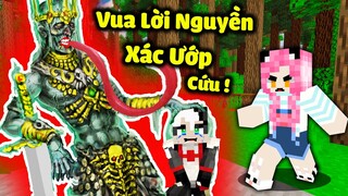 REDHOOD GIÚP MỀU HÓA GIẢI LỜI NGUYỀN CỦA QUỶ XÁC ƯỚP TRONG MINECRAFT*REDHOOD TIÊU DIỆT MA LƯỠI DÀI