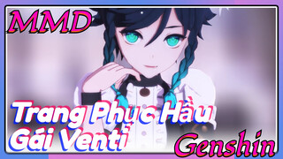 Trang Phục Hầu Gái Venti MMD