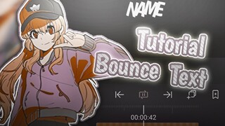 Tutorial Bounce Text Alight Motion