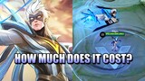 HOW MUCH IS VALE'S BLIZZARD STORM SKIN? LIVE DRAW MOBILE LEGENDS