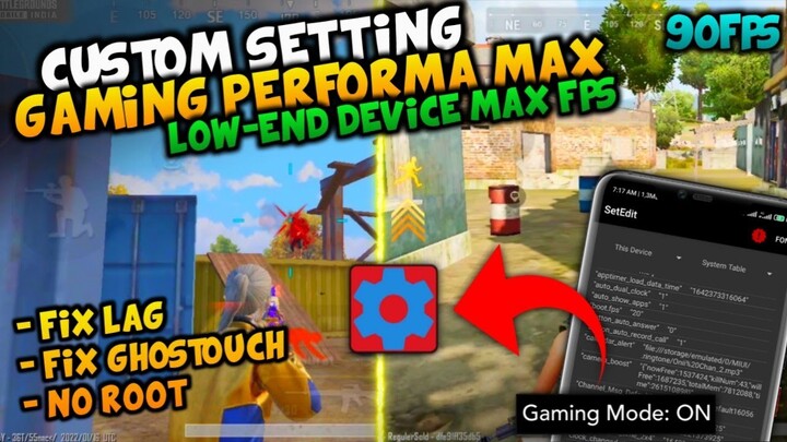 Cara Meningkatkan Performa Game Pubg di Android No Root | Fix Lag, Fix Frame Drop - Set Edit