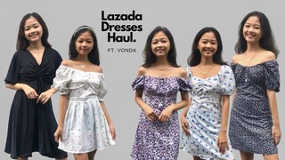 LAZADA DRESSES HAUL ft. VONDA