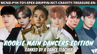 the best rookie main dancer is? ft. TREASURE, ENHYPEN, NCT, MCND, P1HARMONY,EPEX,CRAVITY,DRIPPIN,TO1