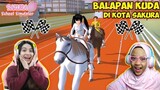 Reaksi Ani Nurhayani & Nafisa Fidela BALAPAN KUDA DI KOTA SAKURA | Sakura School Simulator Indonesia